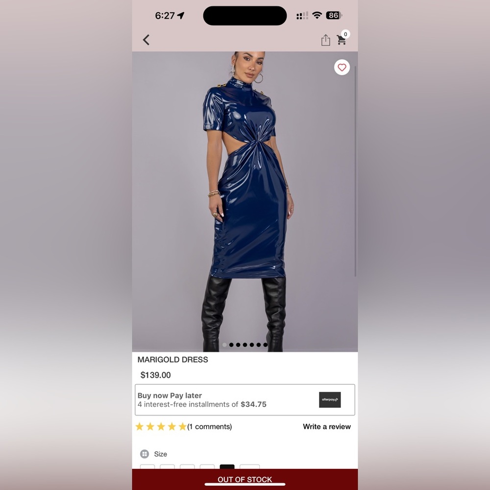 Ladies Blue Dress